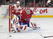 Os três techware enquanto o Montembouttlot brilha brutamente para ganhar mais de 4-1