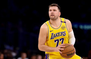O Lakers Luca Donius está no topo da melhor lista de camisa da NBA, Stephen Curry e LeBron James expulsaram