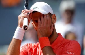 Novak Djokovich caiu do lado de fora do Madrid Open após a derrota do petróleo Arnalaldi