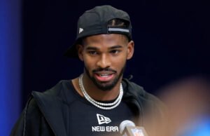 2025 NFL Draft: Dion Sanders Jr. Shidiur Sanders respondeu depois que a primeira rodada saiu da primeira rodada