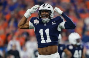 2025 NFL Draft: Abdul Carter Publicado por Giants Legends, fazendo imaginação que ele está indo para o número 3 no geral