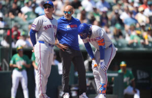 Se o carrinho de golfe após a lesão do jogador for quebrado depois que o estádio da liga de atletismo da Mineor League carrega problemas