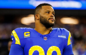 O ex -astro do Rams, Aaron Donald, ordenou controle temporário contra o suposto perseguidor