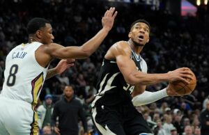 Antetocomo e a maior parte superior do dinheiro para acabamento na temporada regular com pistões