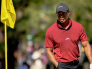 Quais mestres estão tocando em Tiger Woods? Campeões de cinco tempos Aquiles estourar