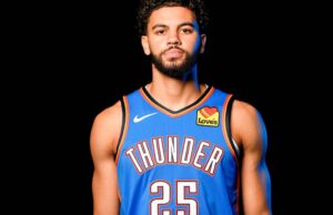 Ajay Mitchell NBA Play offs OKC Thunder vs. Griezliz