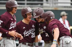 O beisebol do Texas A&M derrotou Sam Houston por 14-1 na terça-feira à noite