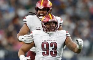 Jonathan Allen queria terminar uma carreira com comandantes, mas ele estava animado