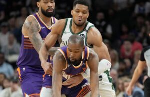 Kevin Durant, Nick Richards vs OKC Thunder