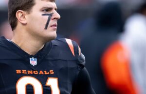 Bandeja Hendrickson Tabed como candidato para os Bangangals durante o rascunho