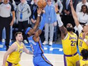 Vinge-se do Thunder 136-120 Lakers vence