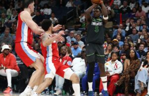 Warriors Griezlis Dan contra Timbarwalov vai para a semente no número 6