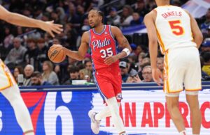 Marcus Bagly Hawks de Sixers discutiu o crescimento após uma noite de carreira por uma derrota