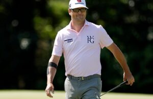 Zach Johnson, 49 anos, Sprouted Masters Leaderboat com a terceira rodada 66