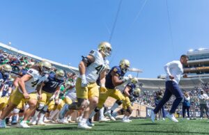 Após o jogo azul-sonil, pensando Notre Dame Football