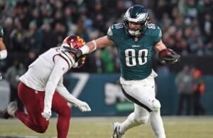 Dallas de Giants nos Eagles olhou para Goedart