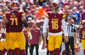 Comandantes, incluindo quatro zagueiros sob o contrato, mudou -se para Driskel