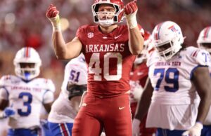 Packers são a possibilidade da primeira rodada: Landon Jackson, do Arkansas