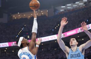 Shay Gilzius-Alexander teve um raro nite contra Griezlis no jogo 1