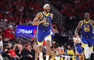 Warriors protegiam o importante jogo 1 Road vs. Rockets, 95-85