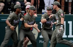 Vanderbilt, Kentucky mais recente ranking de energia de beisebol de 2025 SEC