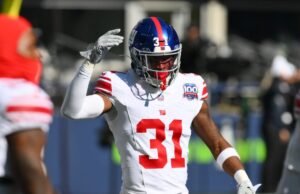 Tyler Nubin, de Giants, explicou o interruptor na camisa nº 27
