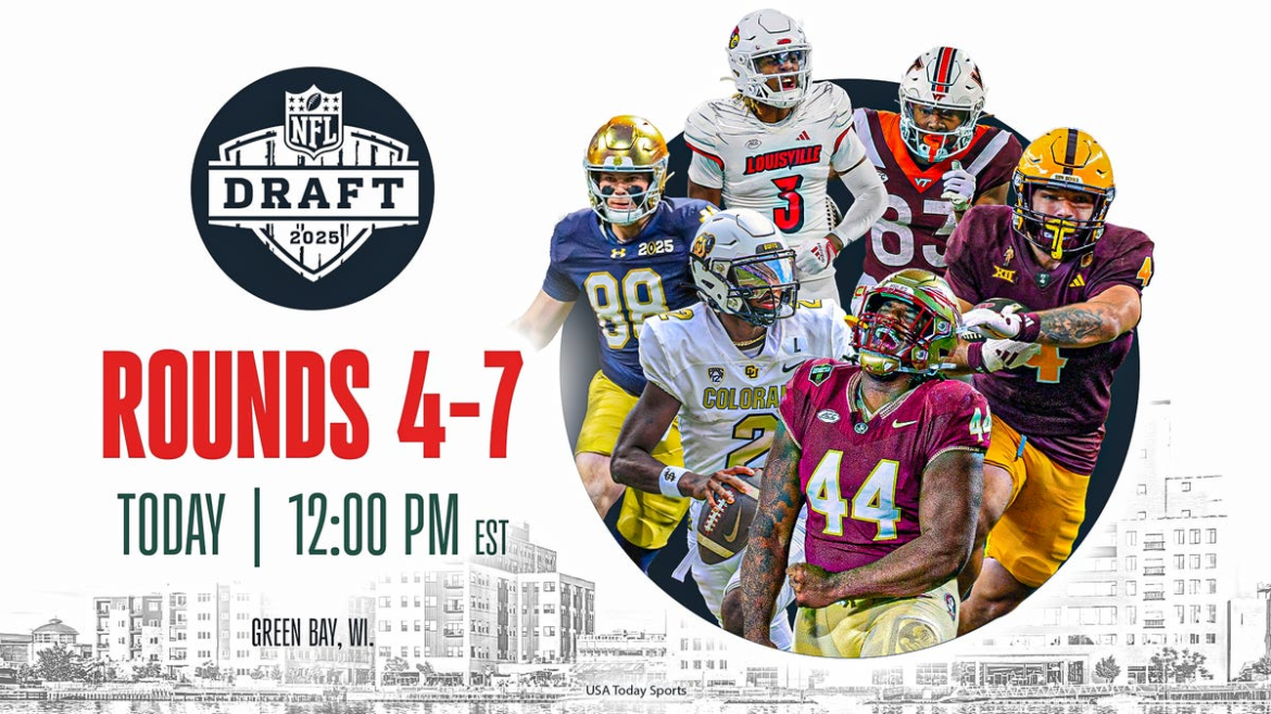 2025 NFL Draft Tracker e análise para seleção de 3 por dia