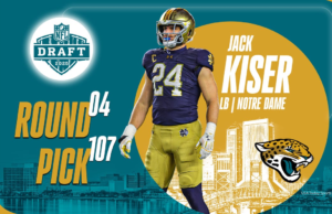 Jaguars Notre Dame LB Jack Kiser Pick