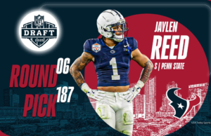 Selecione DB Zelene Reid com a 187ª escolha geral no draft do Texans 2025 NFL