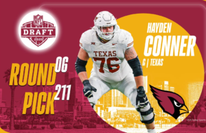 Arizona Cardinals 6ª Rodada Pick Hayden Konar Detalhes