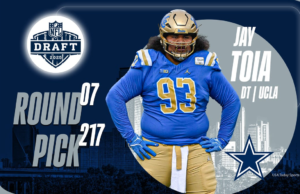Cowboys enorme rodada 7 pic dt J Toye Draft perfis