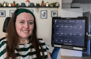 40 -Year -old Mother Motor Neuron Disease Records Paralysis with Word Bank