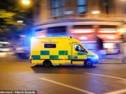 Paramédico bocado foi salvo da prisão depois que a ambulância foi destruída enquanto a ambulância foi destruída