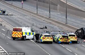 O desastre da polícia emitiu uma grande atualização sobre a A1 Crashes ‘Chase de alta velocidade’, que os policiais rasgaram o carro