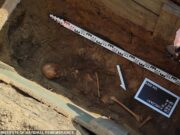 Para os pequenos Ausvits de Crianças, encontrou horror como os restos das quatro vítimas do campo de densidade nazista