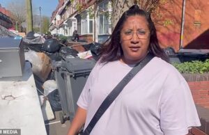 ‘Vocês todos superam, é nojento!’ Um morador do momento em Birmingham gritou aos vizinhos para jogar lixo na rua