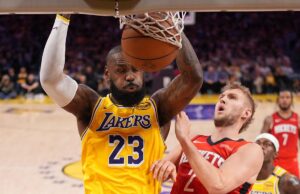 Luca pontuam 39 pontos, Lakers embrulhou o título do Oceano Pacífico e 3 sementes com uma vitória sobre os foguetes de descanso