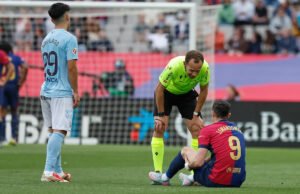 Barcelona Leandovsky substitui os jogos de crocria por possíveis problemas nas pernas antes