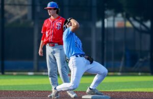 Com a ajuda do erro precoce, o conflito dos arremessadores de Wickel de Belarmine San Jose com St. Ignetiaus