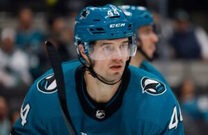 A Gestão de Marcos de San Jose Sharks indicada para o troféu VLASIC Masterton