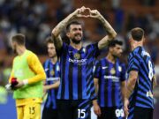 Francesco Aresby Fantastic Bayern de Munique comemora 1-2 Winn Inter-Milan