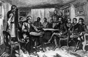 9 de abril, Robert E. Lee se rende à concessão de Ulysses em apomatox