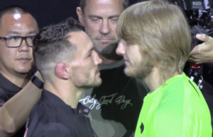 Michael Chandler vs. Paddy atingiu o rosto de pressão
