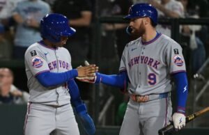 Mets administrou duas casas, segure o atletismo para ganhar 7-6