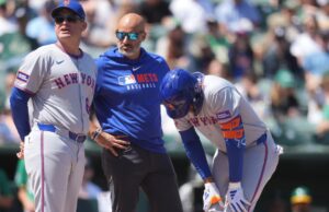 Jose Siri, do Mets, para pousar na lista lesionada com TBA quebrado