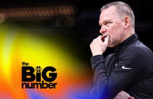 TRABTDROPING STAT GRANDE Número sobre a falta total de Denver