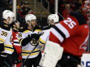 Pastronac Score, Bruins acrescentou duas assistência como 7-2 como Top Devils