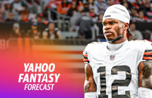 Rascunho simulado com Jordan Red na segunda -feira: Browns Land Travis Hunter, comandantes ocupados em árabe | A fantasia do Yahoo prevê