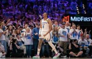 Thunder Crush Griezlis ganhou Celtics, Cavernas e Fighters