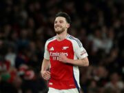 Arsenal Stan Real Madrid com Rice Free-Kick Masterclass